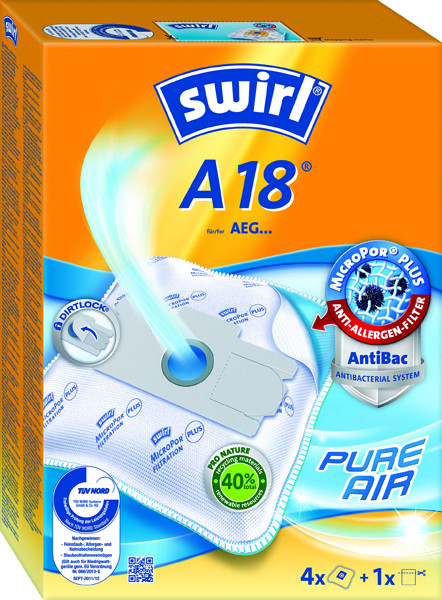 1St. Swirl V 63 MP 4er Staubsauger-Beutel MicroPor