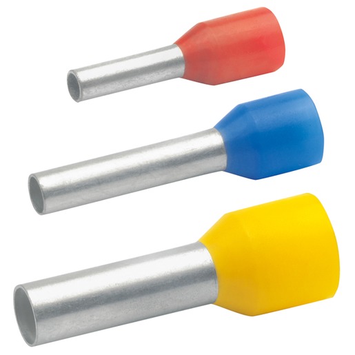 100St. Klauke 47318 Aderendhülsen DIN 46228 Teil 4 isoliert 2, 5qmm 18mm lang Cu galvanisch verzinnt 473/18
