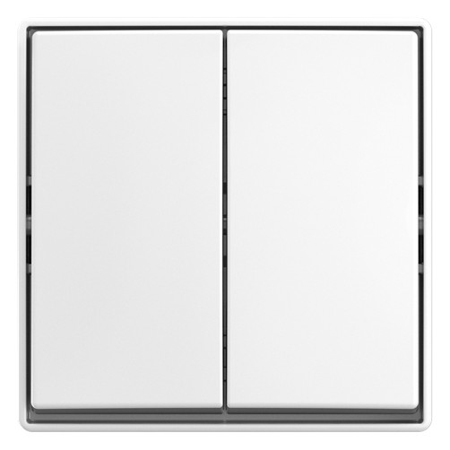 1St. Busch-Jaeger 2601/5 J-524 Wippschalter Serienschaltung Aufputz alpinweiß 2TKA00005523