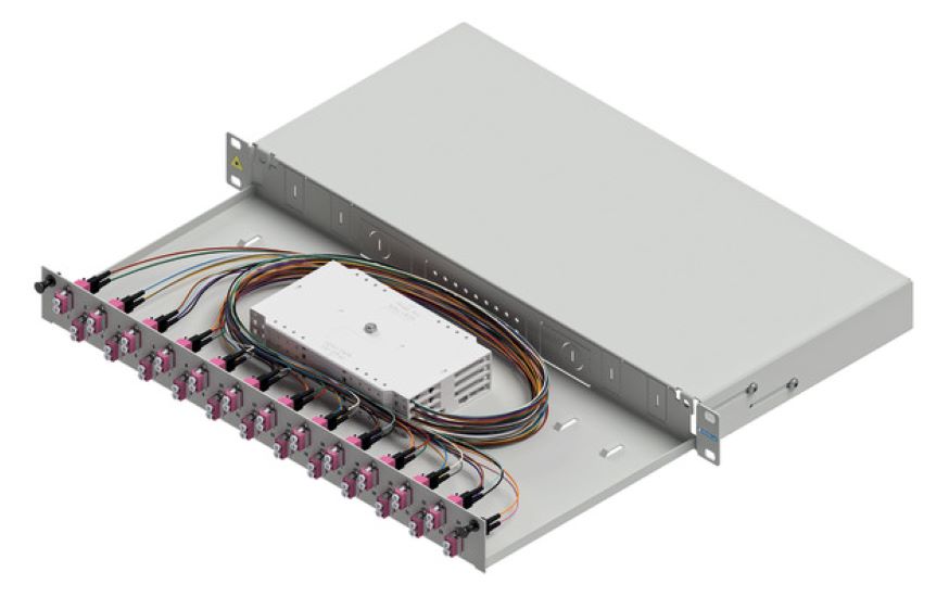 1St. Protec.net PSB24OM4 LWL Spleissbox 24x LC-D OM4