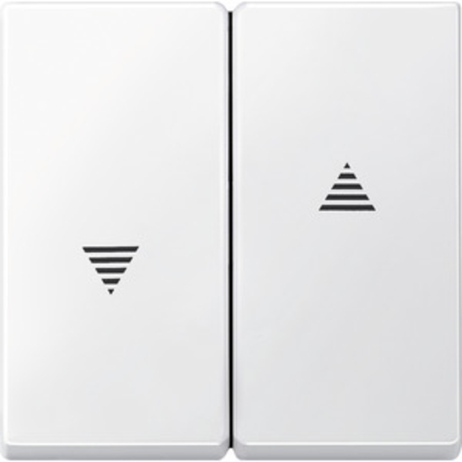 1St. Merten 434419 Wippe für Rollladenschalter und -taster, polarweiß, System M