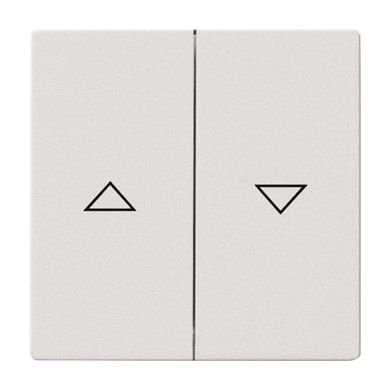 1St. Busch-Jaeger 1785 JA-83 Wippe, mit Aufdruck future linear alusilber