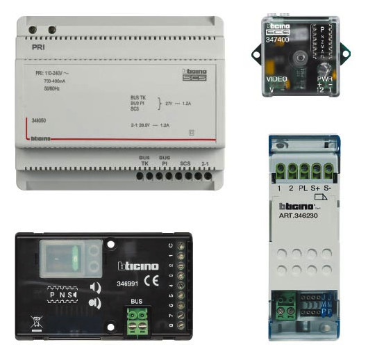 1St. BTICINO 367911 UNIVERSAL EINBAU-LAUTSPR.-SET