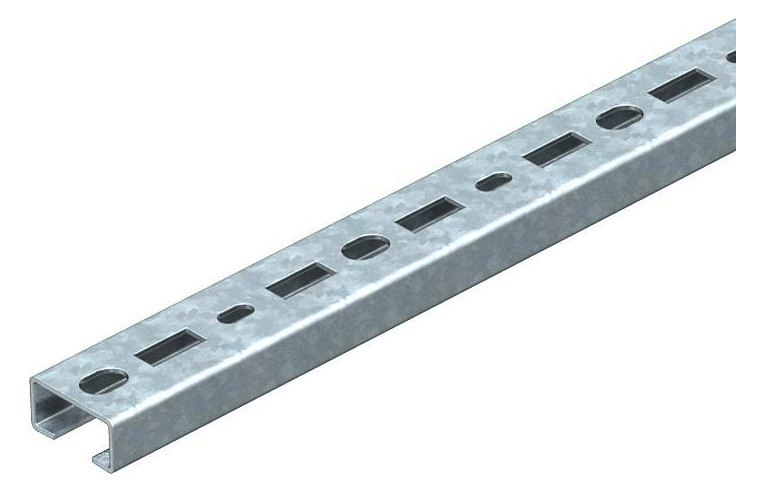 2m OBO Bettermann 1110002 Profilschiene gelocht, Schlitzweite 16mm 2000x30x15, St, FS CM3015P2000FS