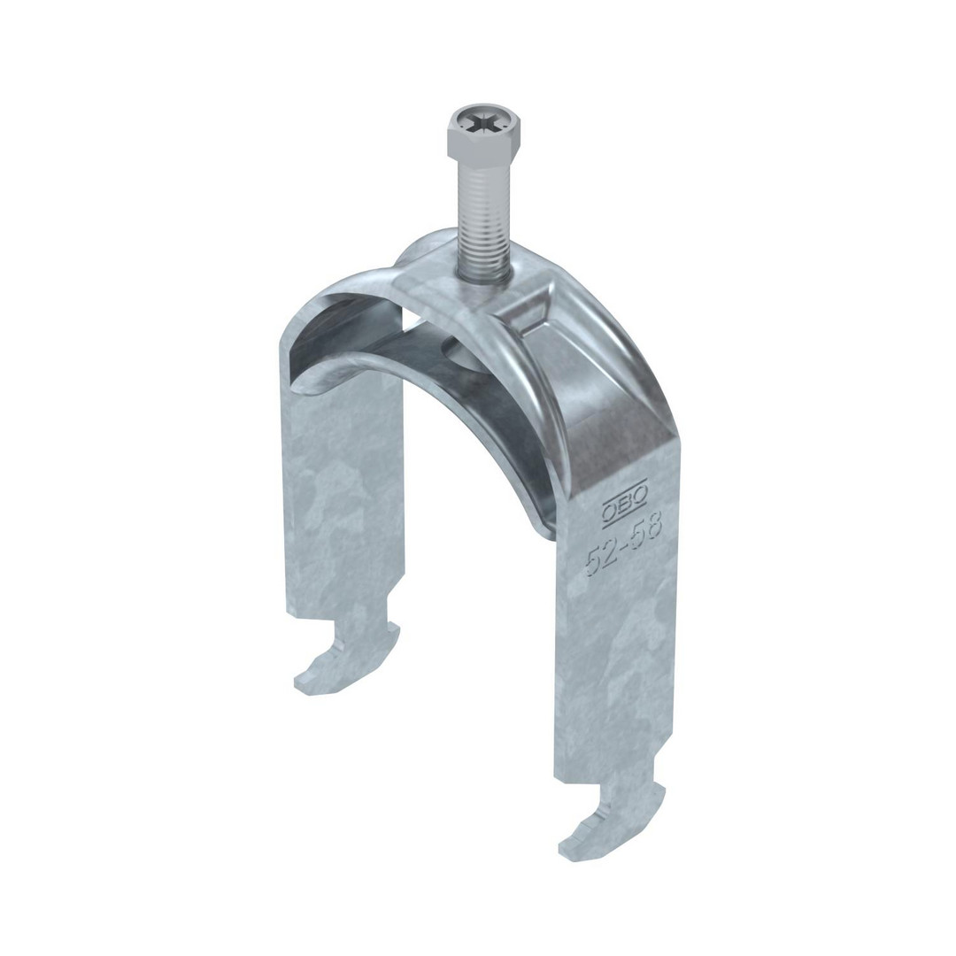 1St. OBO BS-H1-M-58 FT Bügelschelle 2056 52-58mm tauchfeuerverzinkt 1186056