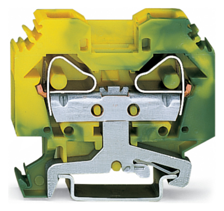 100St. Wago 283-107 2-Leiter-Schutzleiterklemme 16 mm2