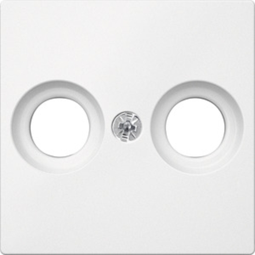 1St. Merten MEG4122-0419 Zentralplatte für Antennensteckdosen, polarweiß, System M 1St. Merten MEG4122-0419 Zentralplatte für Antennensteckdosen, polarweiß, System M