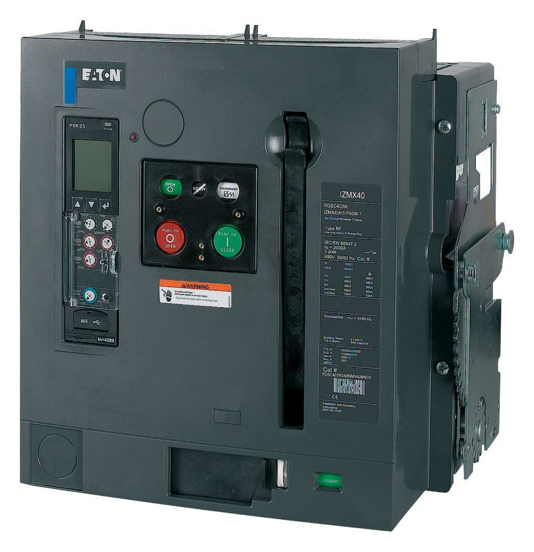 1St. Eaton IZMX40H3-V20W-1 183746 Leistungsschalter 3p 2000A 105kA