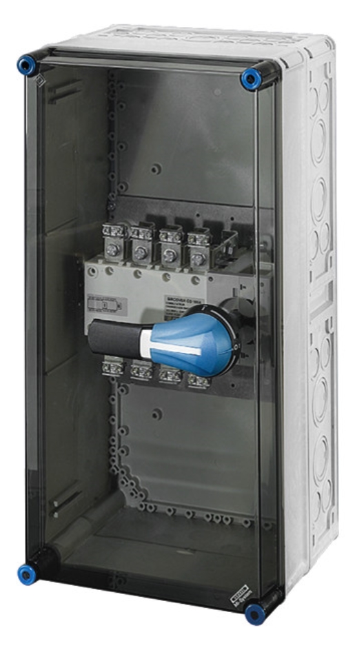 1St. Hensel Mi 7481 Mi-Lastumschaltergehäuse 160A 4polig + PE 20001134 Mi7481