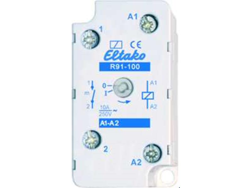 1St. Eltako R91-100-230V Schaltrelais 230V. 1 Schließer 10A/250V AC 91100430...