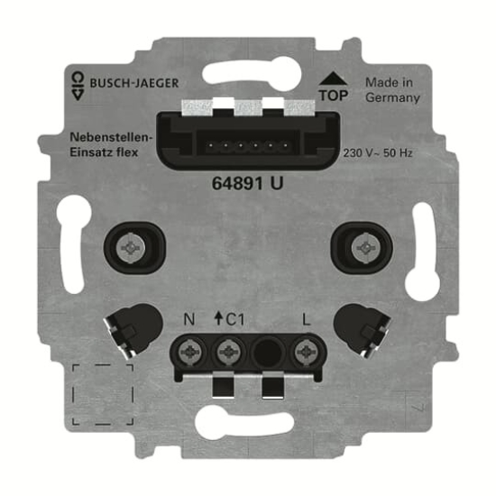 1St. Busch-Jaeger 64891 U Nebenstellen-Einsatz flex 2CKA006800A3050