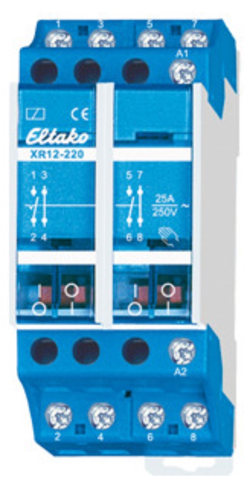 1St. Eltako XR12-220-230V Installationsschütz 2S+2Ö 25A 22220930
