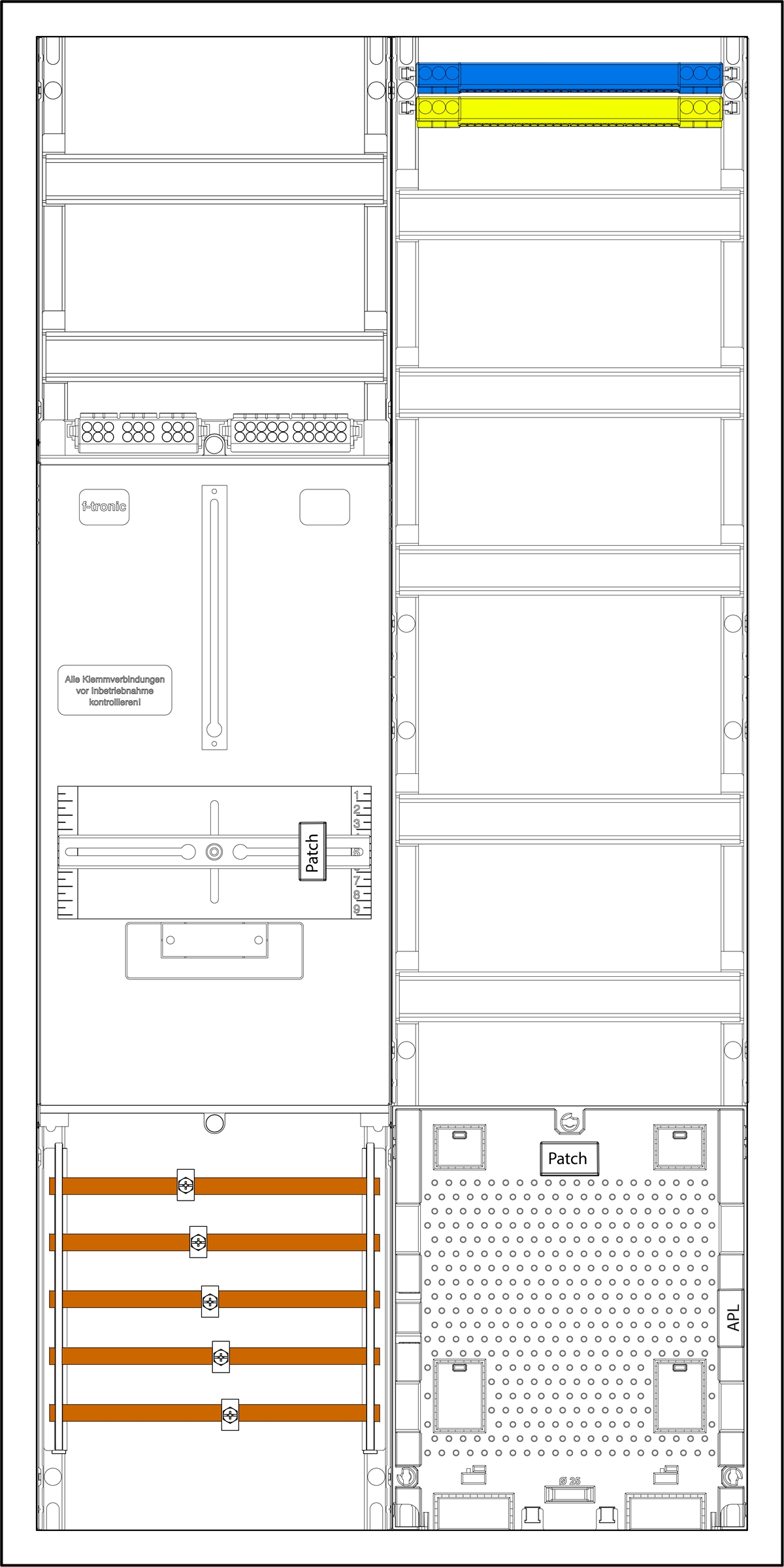 1St. F-Tronic 3HZ721APZ 3HZ721APZ, 1 ZP, 1 VAPZ inkl. APL,2 PPV,1 PL100 7190051