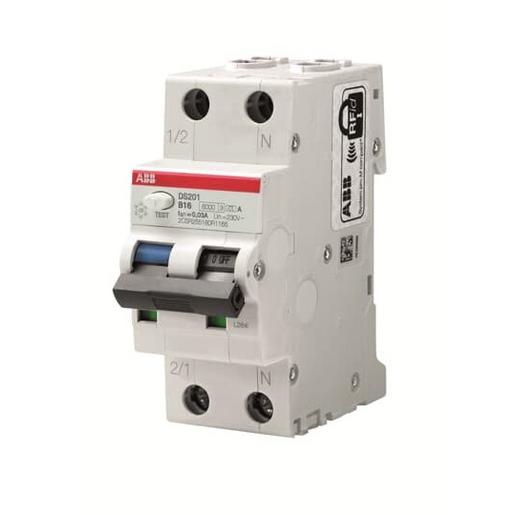 1St. ABB DS201 C20 A30 DS201A-C20/0,03 FI/LS-Schalter 6kA, 1P+N, Typ A, C 20, 30mA 2CSR255180R1204