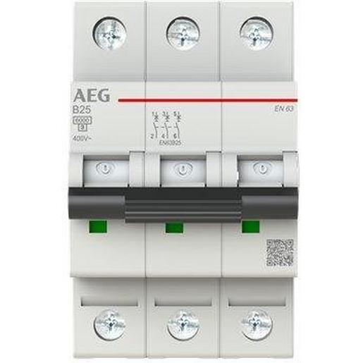 1St. AEG EN63B25 Leitungsschutzschalter 6kA 25A 3P 1St. AEG EN63B25 Leitungsschutzschalter 6kA 25A 3P