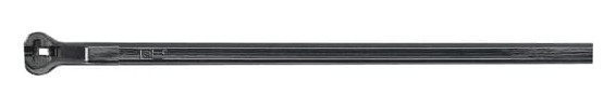 100St. ABB TY5232MXR TY5232MXR Ty-Rap Stahlnasenkabelbinder Standard, 203x2.4 mm, 80N, schwarz 7TCG009030R0082
