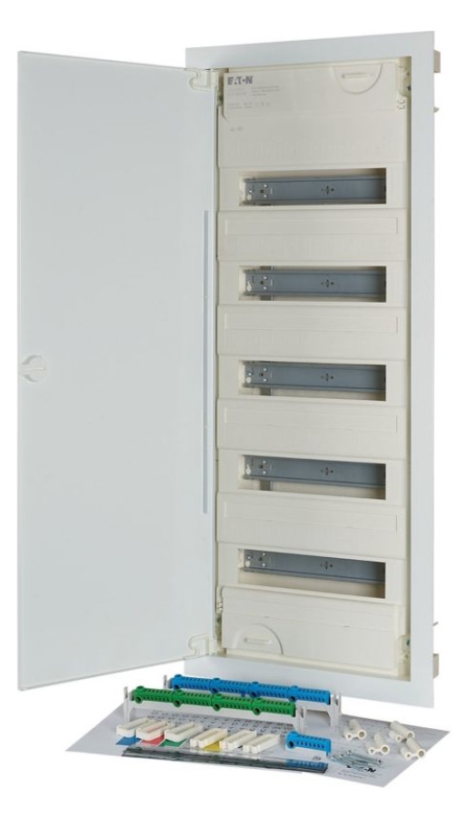 1St. Eaton KLV-60HWP-F Hohlwand-Kleinverteiler, 5-reihig, 60TE