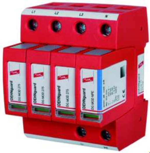 1St. Dehn 952310 Überspannungsableiter Typ 2 Dehnguard M 4-polig für TT- und TN-S-Systeme DG M TT 275