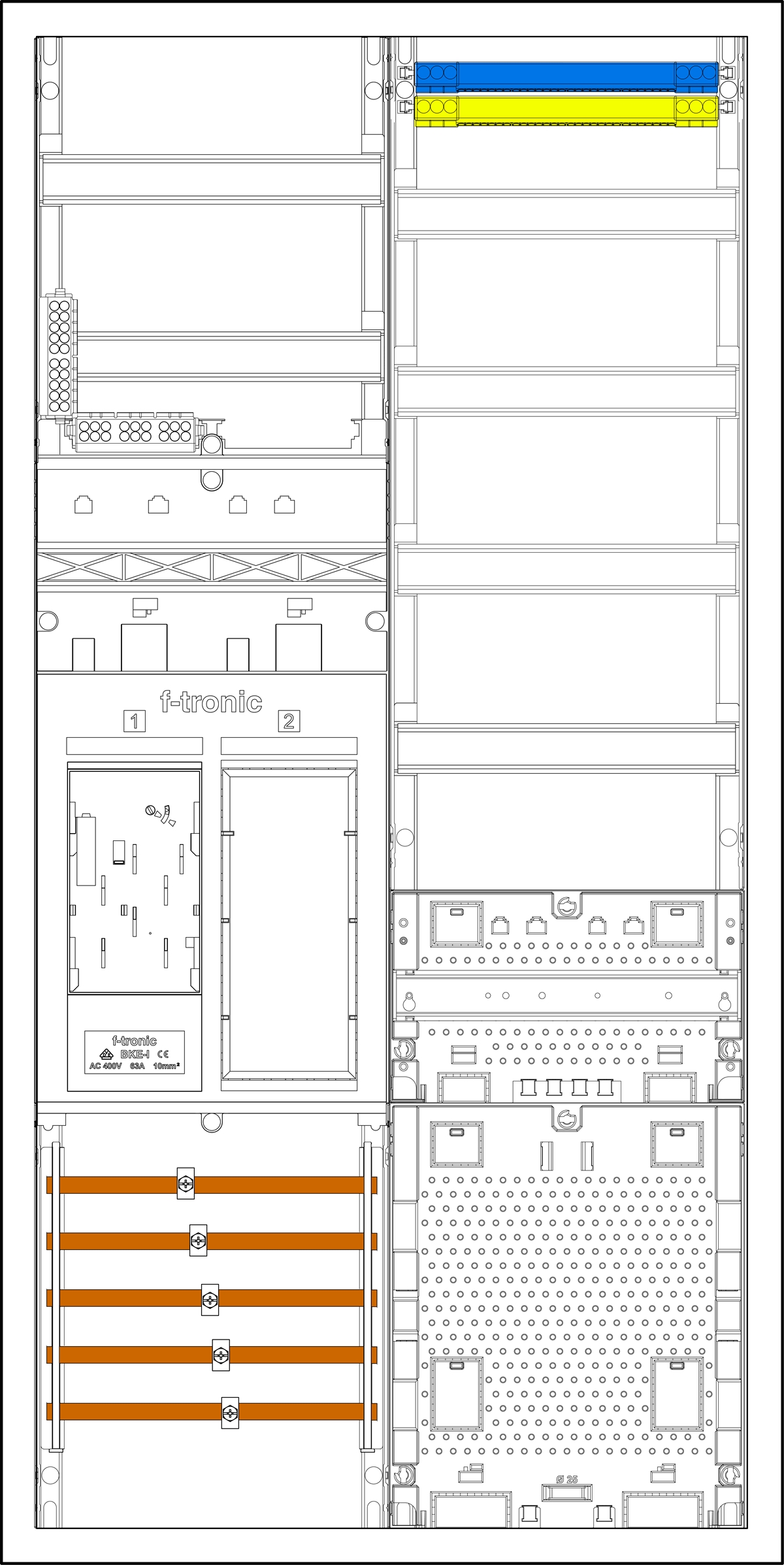 1St. F-Tronic EHZ721APZRFZL EHZ721APZRFZL, 1 ZP, 1 R, 1 VAPZRFZ 7195161