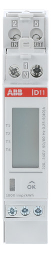 1St. ABB D11 15-M 40 Wechselstromzaehler 40A MID 1DO+1DI