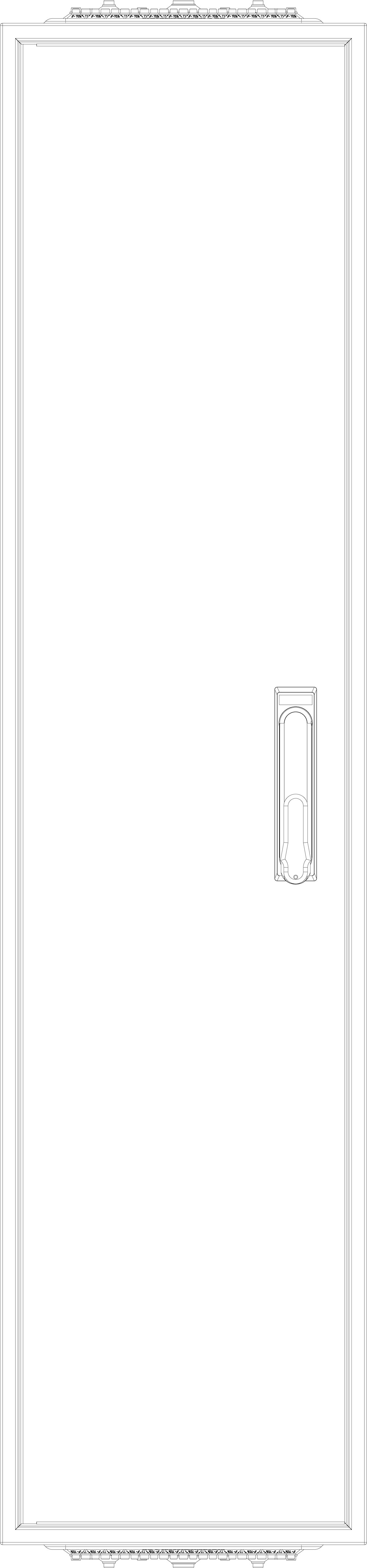 1St. F-Tronic ZF121 Leergehäuse ZF121, IP54, H=1250mm, B=300mm 7120531