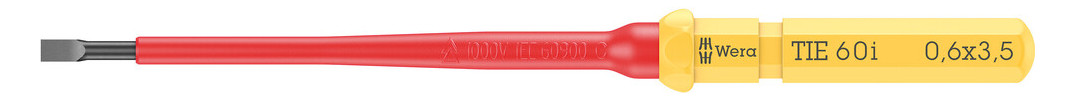 1St. WERA 05006502001 KK VDE 60i 0,6x3,5x157 TIE