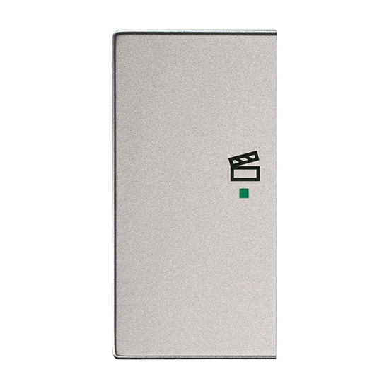 1St. Busch-Jaeger 6233-21-83 Wippe, 2-fach links, mit Symbol Szene Busch-free@home alusilber