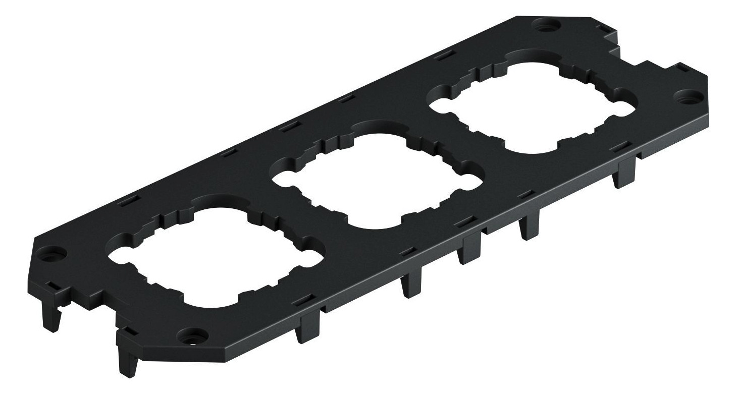 1St. OBO Bettermann UT4 D3 Abdeckplatte für UT4, 3 Tragebügel-Gerät