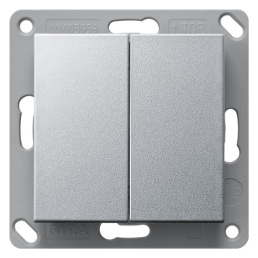 1St. Gira BT Wandsender 2f System 55 F 246226 Alu BT wall transm.2-g System 55