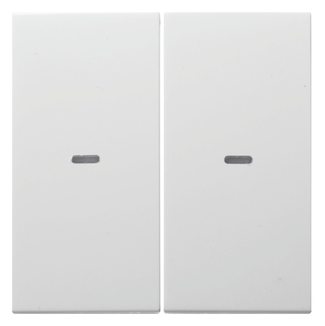 1St. Berker 80960389 Abdeckung für Tastsensor-Modul 2fach mit Linse S.1/B.x polarweiß glänzend