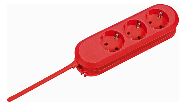 1St. Bachmann 388.371 SMART 3xCEE7/3 rot m 3,0 CEE7/7,Inhalt:1