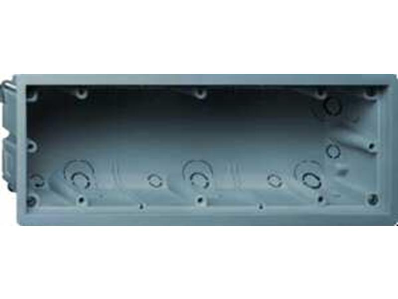 1St. Gira 289800 Gerätedose 3fach flach E22