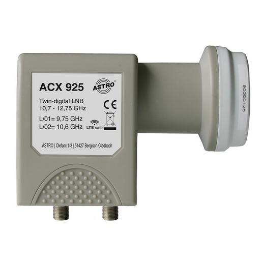 1St. NSATLNB2.01 Universal LNB, 2 F-Anschlüsse, 40mm Aufnahme