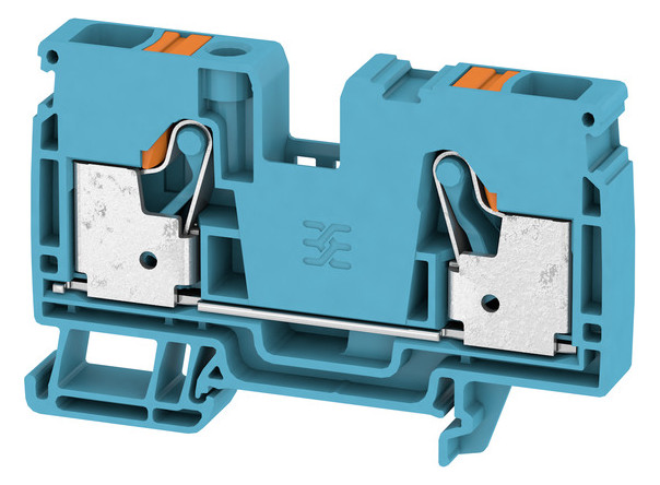 100St. Weidmüller A2C 10 BL Durchgangs-Reihenklemme, PUSH IN, 10 mm2