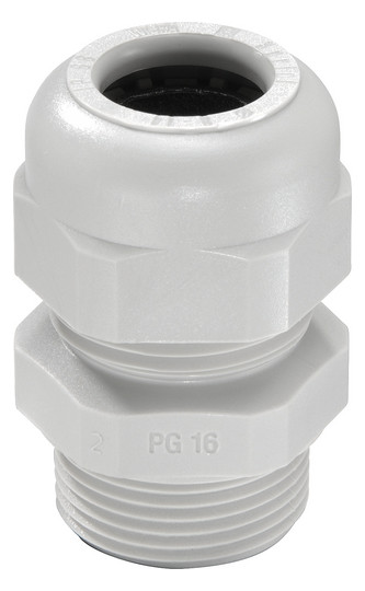1St. Wiska 10066406 Kunststoffkabelverschraubung mit Zugentlastung PG29 RAL 7035 SKV 29