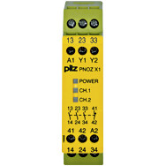 1St. Pilz 774300 NOT-AUS-SCHALTGERAET PNOZ X1 24VAC/DC 3n/o 1n/c