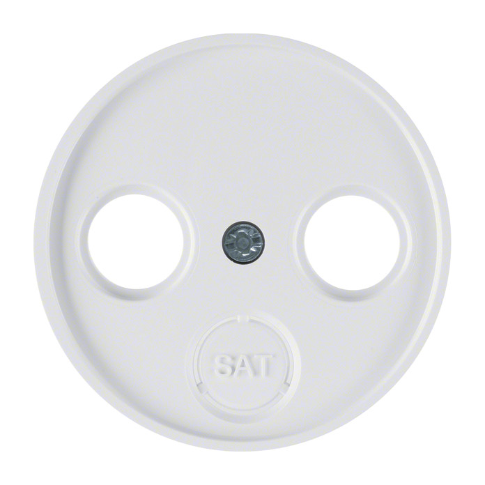 1St. Berker 12032089 Zentralstück für Antennendose 2- und 3Loch R.1/R.3/R.Classic polarweiß glänzend 1St. Berker 12032089 Zentralstück für Antennendose 2- und 3Loch R.1/R.3/R.Classic polarweiß glänzend