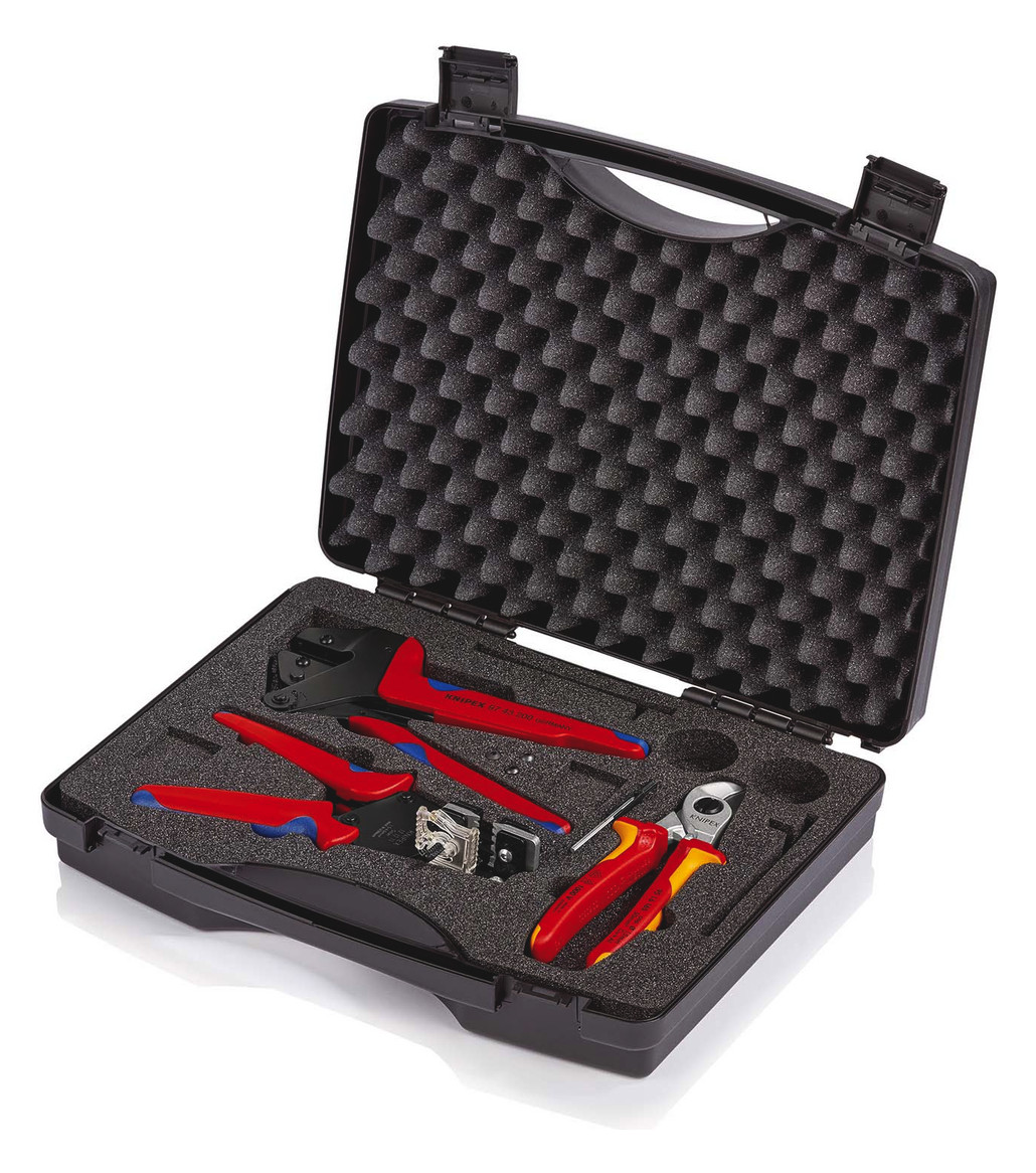1St. Knipex Photovoltaik-Koffer 979101 Koffer, 3-tlg 979101