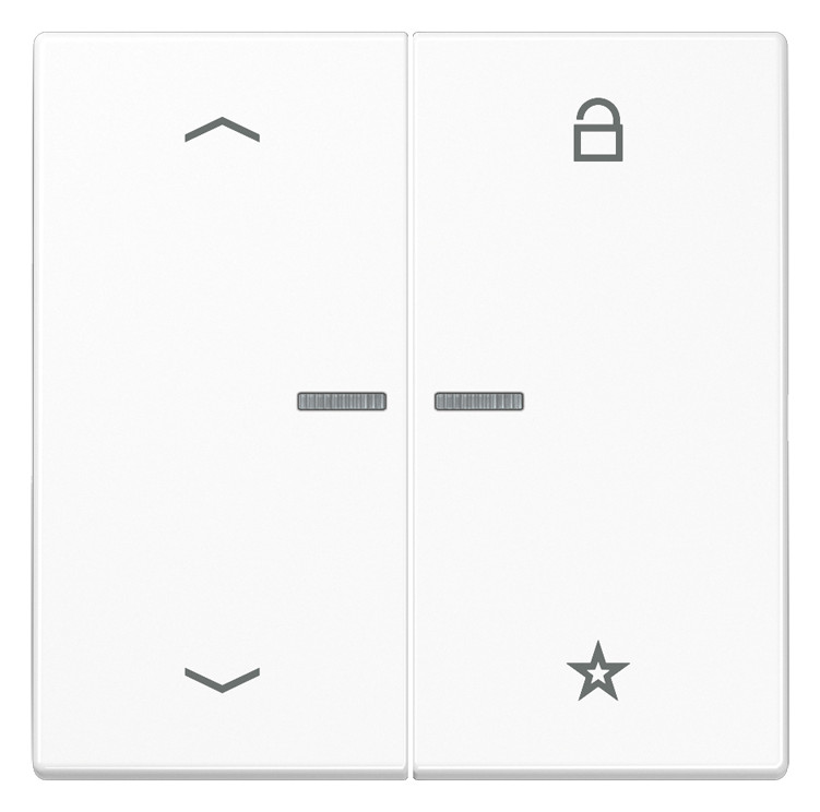 1St. Jung FMLS1701PWW eNet Funk-Steuertaste -Pfeil 1St. Jung FMLS1701PWW eNet Funk-Steuertaste -Pfeil
