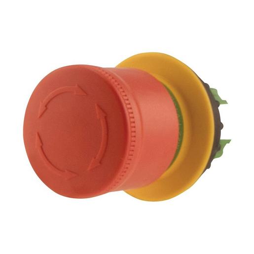 1St. Eaton M22-PVT30 NOT-HALT-/NOT- 197536 AUS-Taste, RMQ-Titan, Pilzform, 30 mm