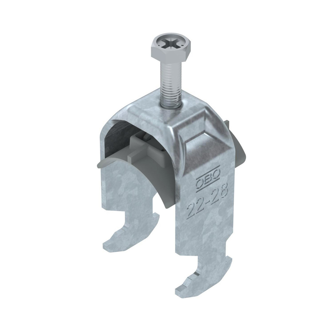 1St. OBO BS-H1-K-28 FT Bügelschelle 2056 22-28mm tauchfeuerverzinkt 1186222