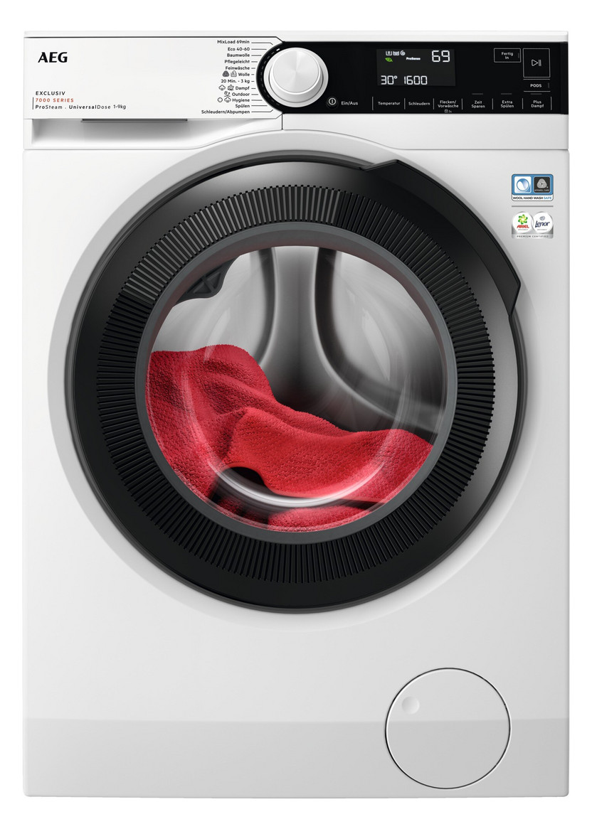 1St. AEG LR7 E 70688 Waschautomat 8kg 1600U A AquaAlarm ProSteam