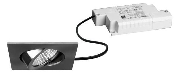 1St.Brumberg 39365153 LED-Einbaustrahler 230 V AC, 50 Hz, 6 W