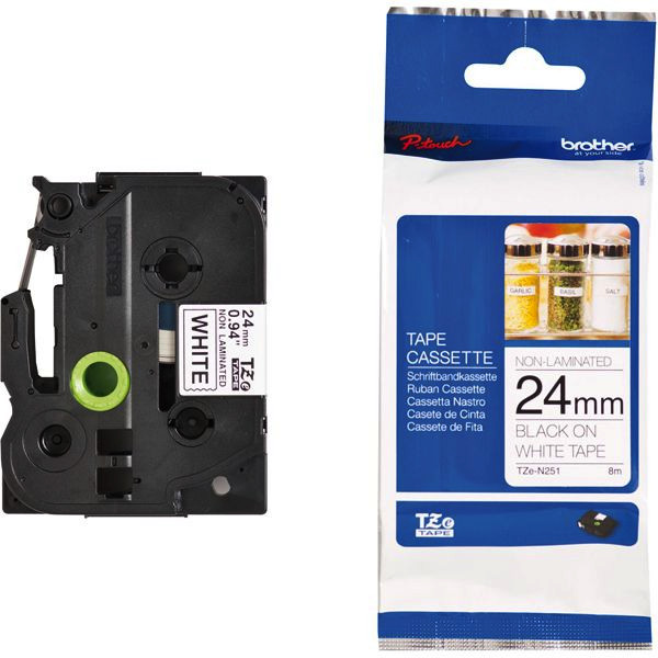 1St. Brother TZeN251 Schriftbandkassette TZe, unlaminiert