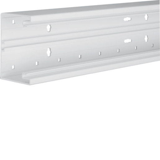 2m Hager BRH6510019016 Brüstungskanal-Unterteil frontrastend hfr zu BRH 65x100mm Oberteil 80mm vw