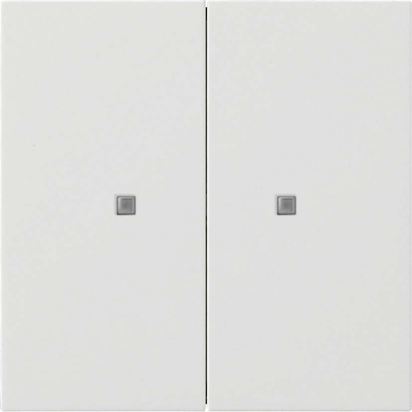 1St. Gira 5173112 KNX Taster Wippe 2f Flächenschalter Reinweiß