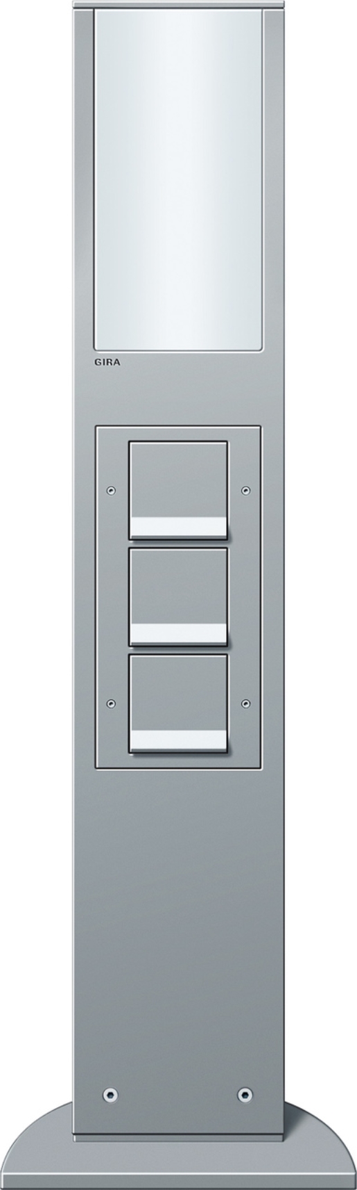 1St. Gira 134226 E-Säule Licht + 3x Schuko SH 769 mm Energiesäule Farbe Alu