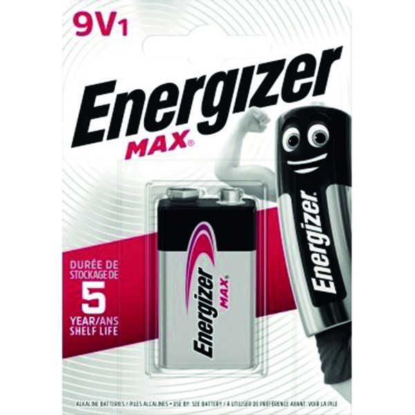 1St. ENERGIZER 6LR61 (1 Stk.) Max E-Block (9V) 1 Stück BR 1St. Energizer 6LR61 (1 Stk.) Max E-Block (9V) 1 Stück BR