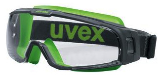1St. Uvex 9308 9308 u-sonic Brille HC/AF fbl. grau/lime