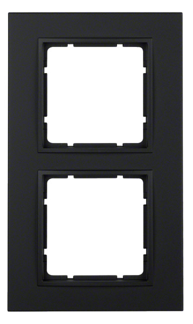 1St. Berker 10126626 Rahmen 2fach B.7 anthrazit matt